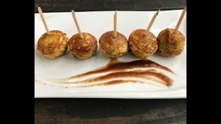 Baked Potato on a Stick in  bateta wara lollipops in Gujarati