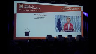 ForumforAg Annual Conference 2024 message from Ursula von der Leyen