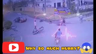 Speeding bike accident!