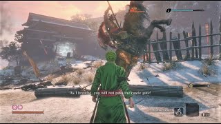 Sekiro - Zoro vs Gyoubu Oniwa | No Damage (Well, almost) Challenge