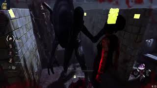 Nea against the Xenomorph in on the Léry's Memorial Institute | Dead by Daylight