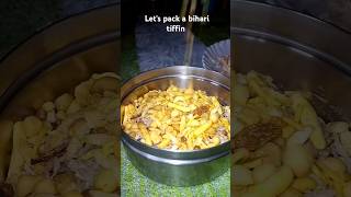 Let's pack a bihari tiffin 🤤🤩#shortsfeed #youtubeshorts #shorts #viralvideo #shortvideo #food