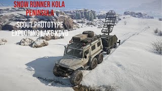 Snow Runner Scout Prototype Exploring Lake Kovd