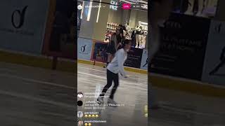 General G goes ice skating with HsTikkyTokky on Adam's live | Ep.25