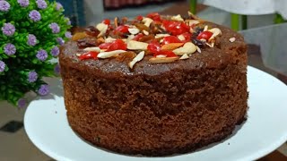 ক্রিসমাস স্পেশাল ফ্রুড কেক রেসিপি। Christmas Special Fiuit Cake। Eggless Plum Cake Recipe।