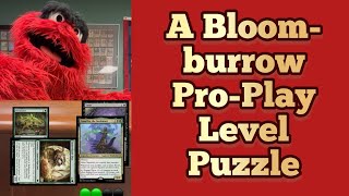 A Bloomburrow Pro-Play Level Puzzle #magicthegathering #mtg #mtgbloomburrow #edh #tcg #puppet