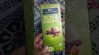 Cadbury temptations Rum and raisins #cadbury #trending #food #banglore #india Cadbury temptations