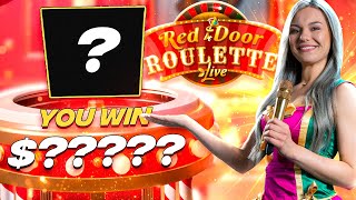 RED DOOR ROULETTE CRAZY TIME BONUS WENT INSANE!