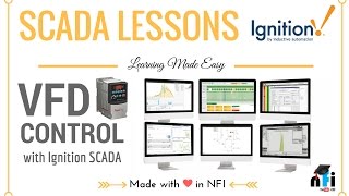 E- Learning SCADA Project 3- Controlling VFD using SCADA Screen