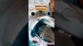 ring gap in liner , ring installation tips #ringpiston #tricks #automobile #information #viral