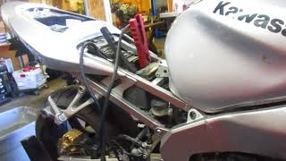 #1325 Starting Wrecked 2003 Kawsaki ZX6R