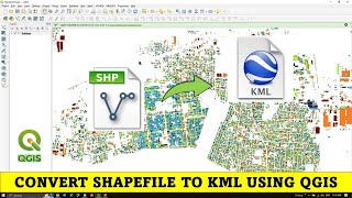 QGIS Tutorials 12A: Convert Shapefile to kml using QGIS