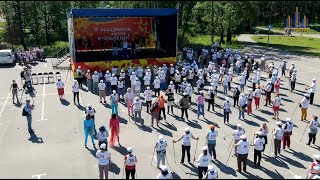 Спортивная программа "Пульс". Марафон северной ходьбы (Выпуск от 25.06.2022) Егорьевск