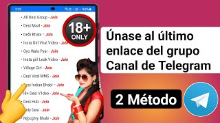 Cómo agregar enlaces de grupo de Telegram || Cómo unirse al último grupo de Telegram  (método 2)