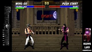 UMK3+ Arcade (1995) - Kung Lao infinite combo 100%, Very Hard.