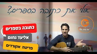 כתובה בספרים|אליעד | שיעור גיטרה