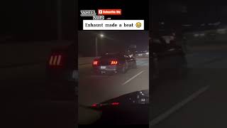 He made a beat from his exhaust🤩😎