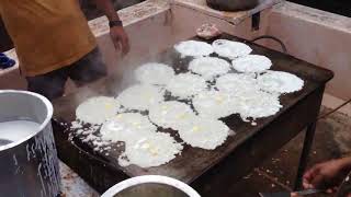 Dosa baking and serving