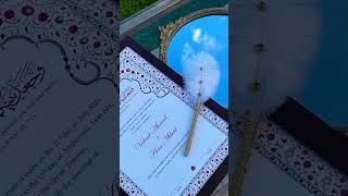 Nikkah ceremony #youtubeshorts #viralvideo #trending #foryou