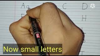 How to Write English Capital and Small Letters / Practice Alphabets for Kids / Alphabets in 4 Line