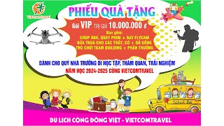 Voucher du lịch khuyến mại 10tr đồng - đi cùng Vietcomtravel