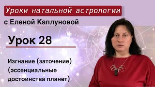 Урок 28. Изгнание (заточение)