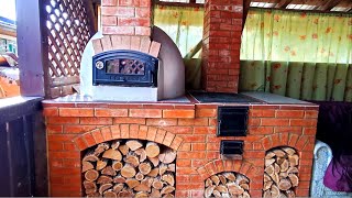 How to build a 🍕 pizza oven at home from recycled materials #home  #pizza #oven