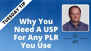 Why You Need A USP For Any PLR That You Use | Tuesday Tip