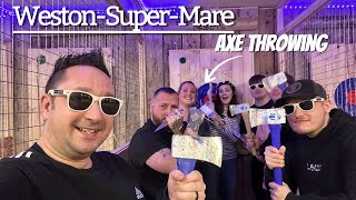 Axe Throwing Vlog in Weston-Super-Mare | Unleashing My Inner Warrior