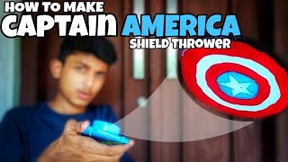 How to make captain America shield thrower | simple crafting | crafting video #WHITEBoxmalayalam