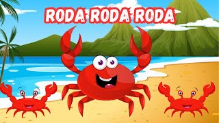 Roda Roda Roda- Caranguejo peixe é - Música infantil - Desenho infantil - Kids - @sosofelizneves