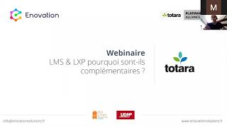 [Webinaire Enovation] LMS & LXP: Pourquoi sont-ils complémentaires ?