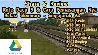 Share & Review Rute Daop 9 & Cara Pemasangan Nya Trainz Simulator Indonesia