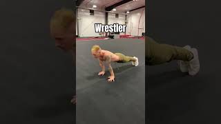 How Different Athletes Do Pushups #victory #sports #shorts #youtubeshorts #viral #fitness #gym #fun