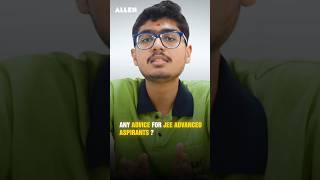 Akshar Zala AIR-38 in JEE Advanced 2024 | Important Advice for JEE Aspirants | ALLEN #JEETopper