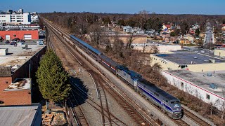 Amtrak GE Genesis P42DC Locomotives in the East Coast