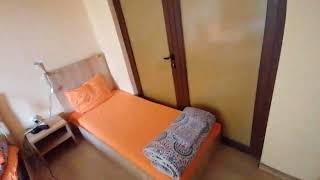 hostel mostel room tour video big hostel with different parts Sofia Bulgaria