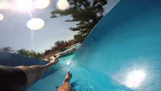 Water slide in Aqua Park Mijas i Fuengirola