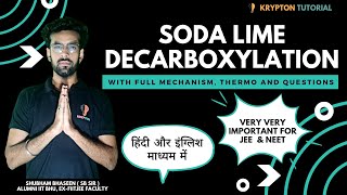 Soda lime(NaOH + CaO)  Decarboxylation | Carboxylic acid Reactions | AS sir |