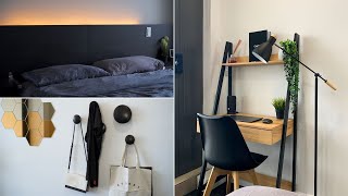 Budget Student Desk Setup + Bedroom Makeover | Minimalist Room Tour