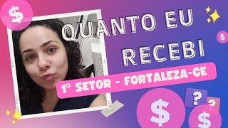 Quanto eu recebi pelo 1° setor? taxa 4 em Fortaleza - CE. Setor pequeno. #censo2022 #ibge # salário