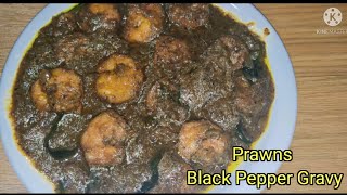 #PrawnsGravy || Restaurant Style Black Pepper Prawns Gravy It's Delicious Recipe #Tasmiyaskitchen