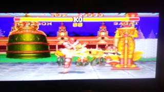 Super Nintendo Snes Street Fighter 2  Turbo Gameplay