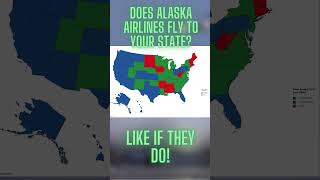 Does Alaska Airlines fly to your state?  #airplane #crash #aviation #america #landing #alaska