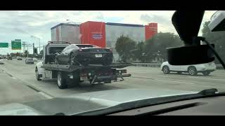 Ferrari 458 getting TOWED!