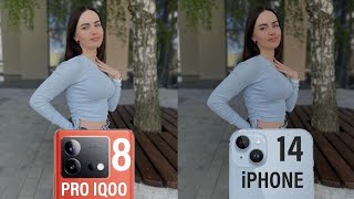 IQOO NEO 8PRO VS IPHONE 14 CAMERA Test Comparison