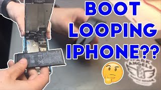 Boot-looping iPhone 5C - The Spark Angels Repair (Facebook Live)