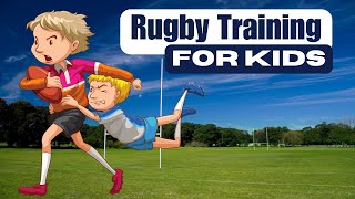 🏉 Quick & Fun Rugby Training Session for Kids - Follow Along in 10 Minutes! 🏉 Top Up in 10