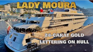 The Return of LADY MOURA "The Century Yacht" owned by Ricardo Benjamín Salinas Pliego in Monaco M.C.