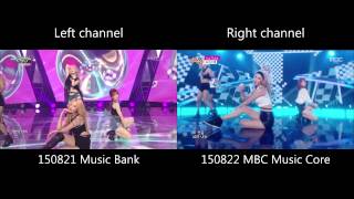 Girls' Generation - You Think [LIVE MR comparison]